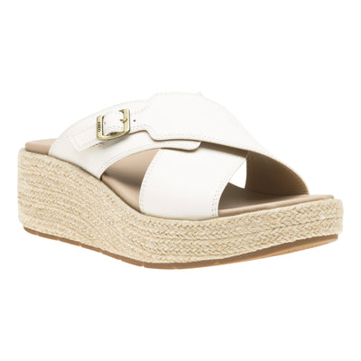 ABEO Solstice Cross Slide in Coconut Milk - side view