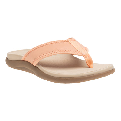 ABEO Laguna Sandal Metatarsal in Coral - side view