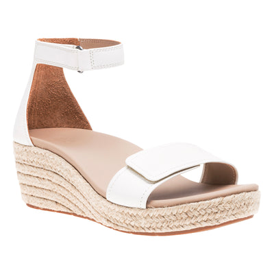 ABEO Riviera Ankle Sandal Metatarsal in Coconut Leather - side view