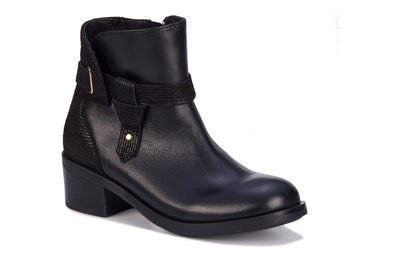 Black Nappa Leather