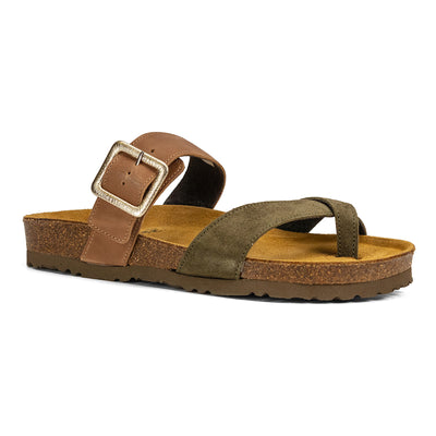 Naot Fresno in Latte Brown Oily - side view