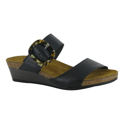 Naot Kingdom in Black Oily Midnight - side view