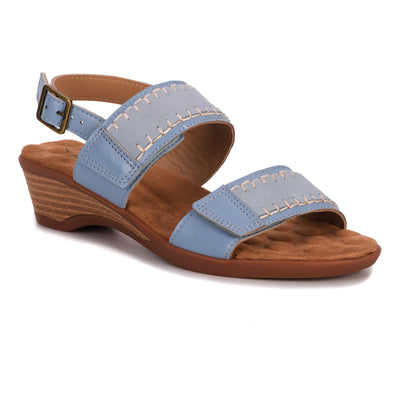 Faded Denim Suede