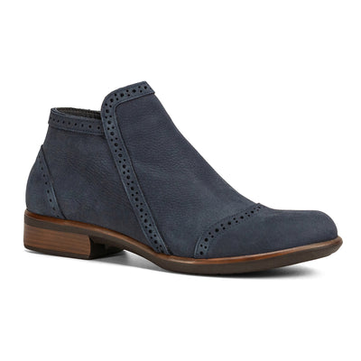 Naot Nefasi in Navy Velvet Nubuck - side view