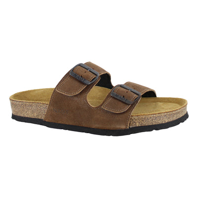 Naot Santa Barbara in Antique Brown Suede - side view