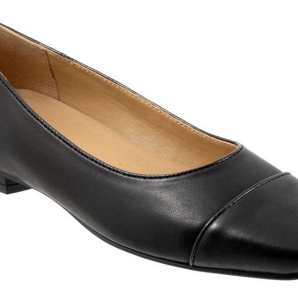 black womens dress shoe Ortho+rest Women Bunion Dress Shoes Orthopedic Loafers Shoes Low Heel Pumps-Sophia Black / 6.5 main image 1