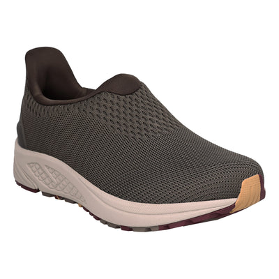 Propet One Velocity Slip On in Morel - side view