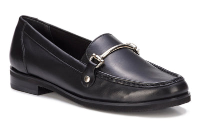 Black Smooth Leather