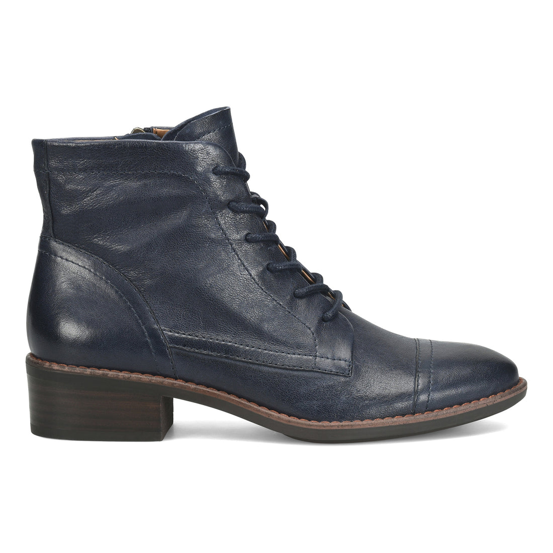 Comfortiva Cordia Women's BRANDED BOOTS Sky Navy Side View
