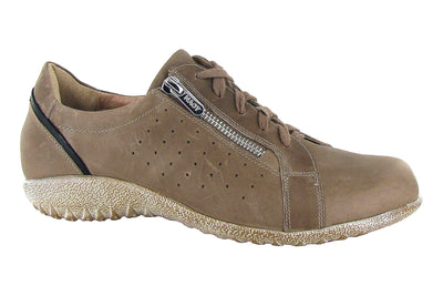 Naot Moko in Bark Nubuck Soft Black - side view
