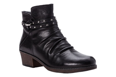 Propet Roxie in Black - side view