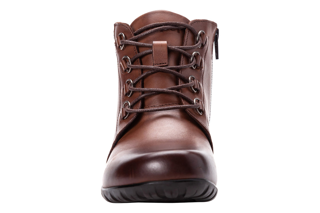 Propet Delaney Women's BRANDED BOOTS Brown Front View