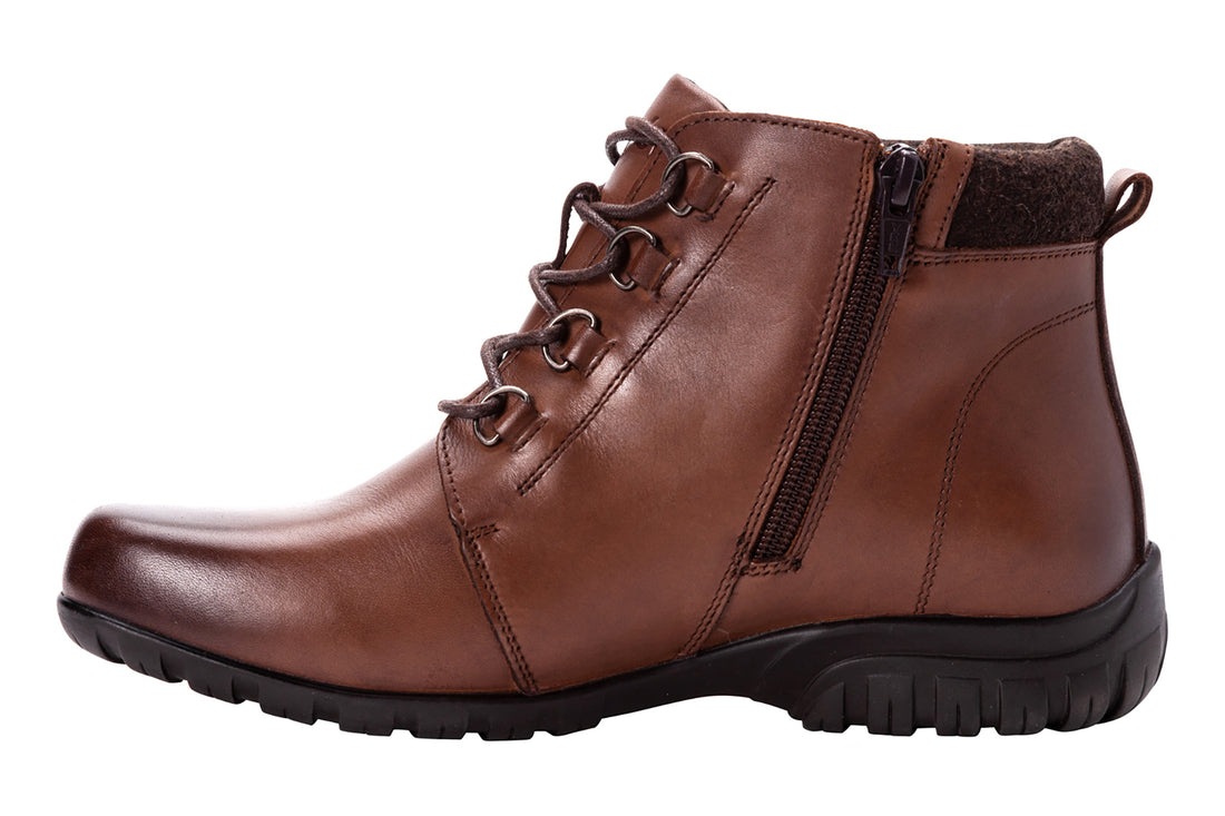 Propet Delaney Women's BRANDED BOOTS Brown Side View