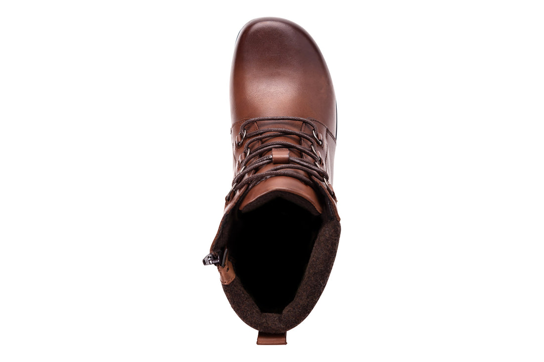 Propet Delaney Women's BRANDED BOOTS Brown Top View