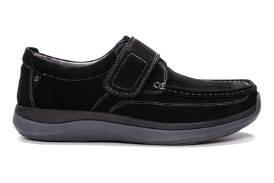 Propet Porter in Black - side view