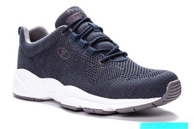 Propet Stability Fly in Navy Grey - side view