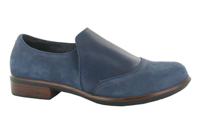 Navy Velvet Nubuck-Soft Ink Leather