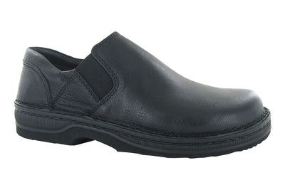 Naot Eiger in Soft Black Leather - side view