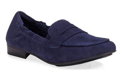 Navy Kid Suede