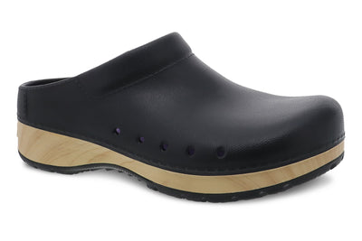 Dansko Kane in Black Molded - side view