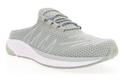 Propet Tour Knit Slide in Grey - side view