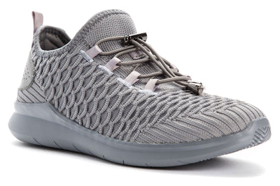 Propet Travelbound in Light Grey - side view