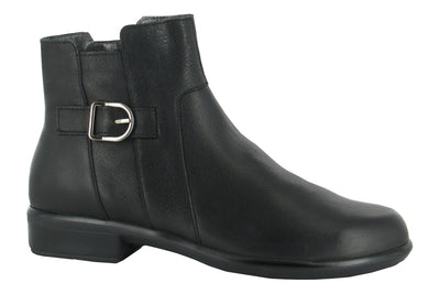 Naot Maestro in Black Water Resistant Leather - side view