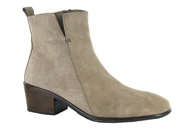 Naot Ethic in Almond Suede - side view