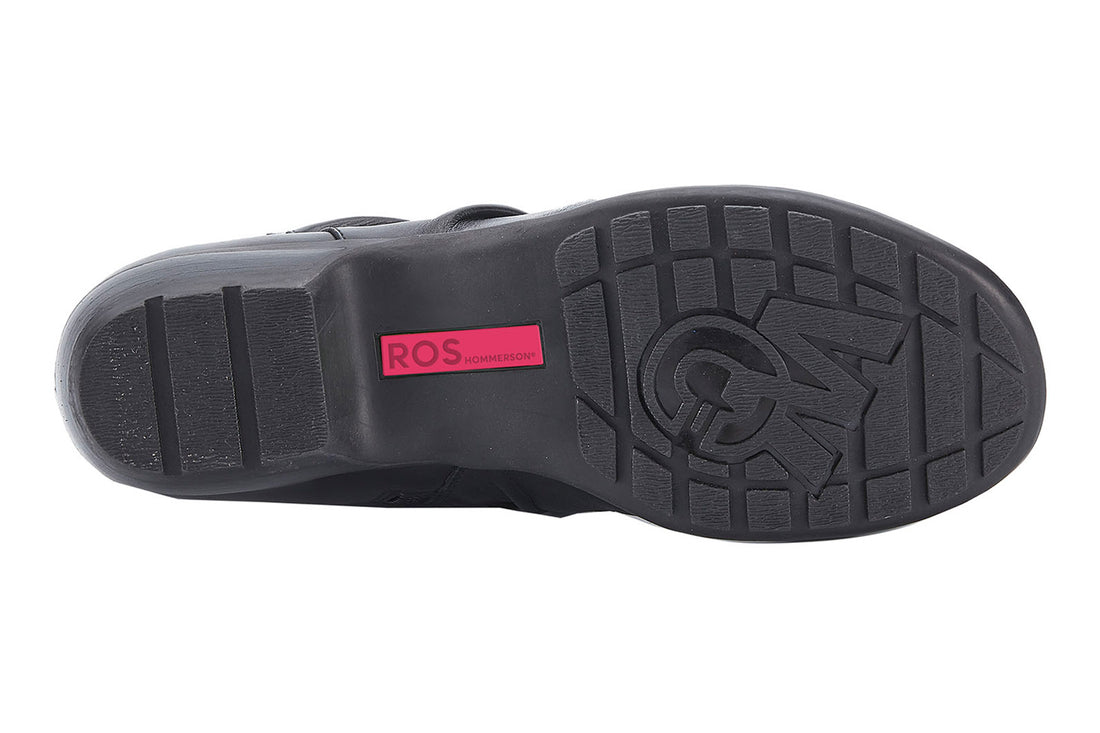 Ros Hommerson Esme W BRANDED BOOTS Black Leather Bottom View