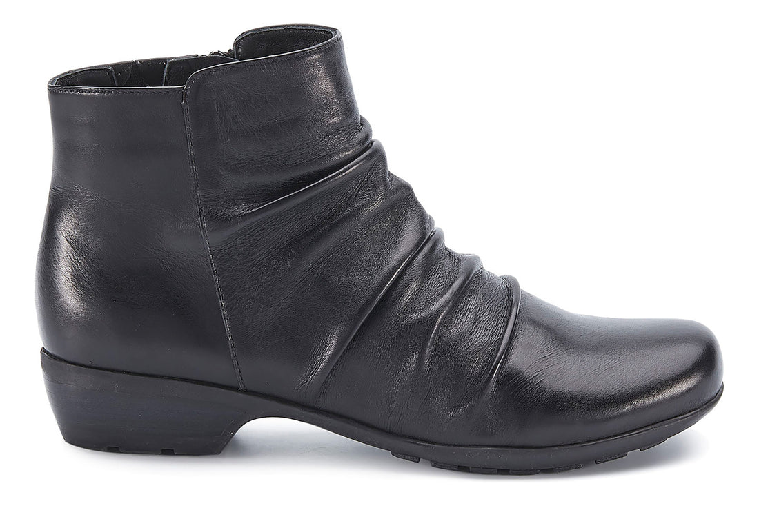 Ros Hommerson Esme W BRANDED BOOTS Black Leather Side View