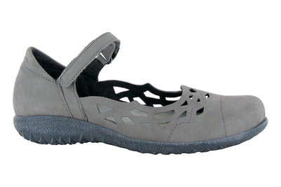 Naot Agathis in Smoke Gray Nubuck - side view