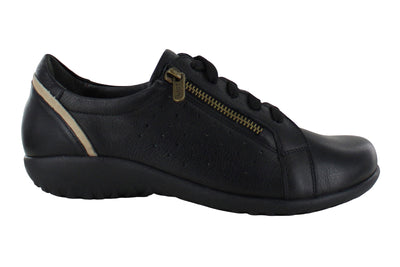 Naot Moko in Soft Black Khaki - side view