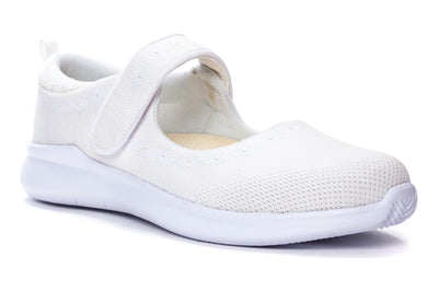 Propet Travelbound MJ in White - side view