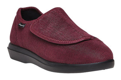Propet Cush N Foot in Merlot Cord - side view
