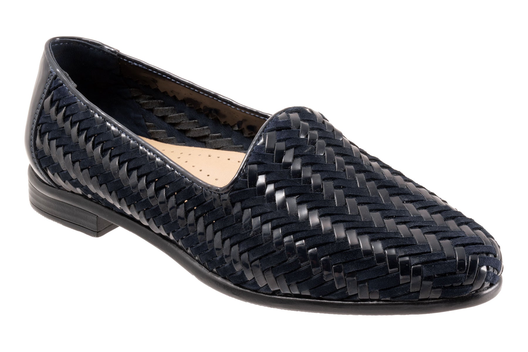 (取寄) トロッターズ レディース リズ 3 Trotters women Trotters Liz Iii Navy Leather Trotters Liz III - FootSmart