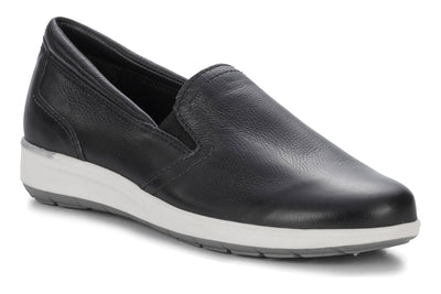 Black Tumbled Leather