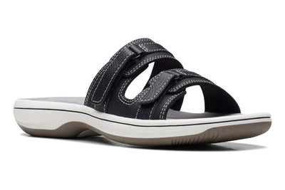 Clarks Breeze Piper in Black - side view