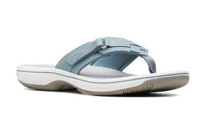 Clarks Breeze Sea in Blue Grey - side view