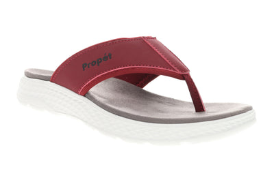 Propet Travelactiv FT in Maroon - side view