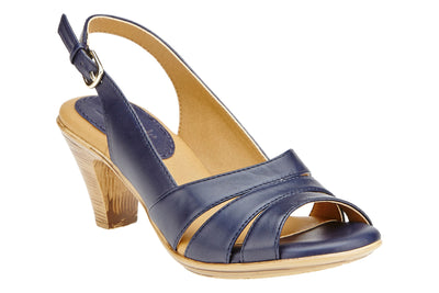Navy Leather
