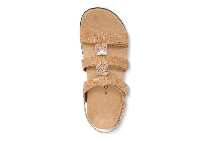Vionic gold cork sandals cheap