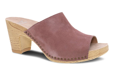 Dansko Tandi in Rose Nubuck - side view
