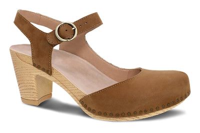 Dansko Taytum in Tan Nubuck - side view