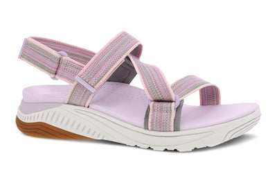 Dansko Rayna in Lilac Multi Webbing - side view
