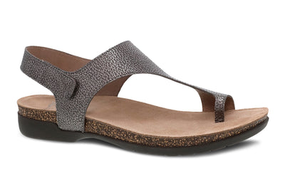 Dansko Reece in Pewter Metallic - side view