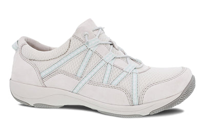 Dansko Harlyn in Ecru Suede - side view