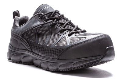 Propet Seeley II in Black Grey - side view
