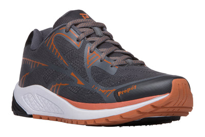 Dark Grey-Burnt Orange