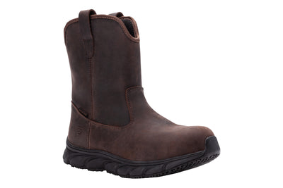 Propet Smith in Brown Crazy Horse - side view