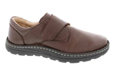 Drew Shoes Watson in Brown Stretch Leather - side view